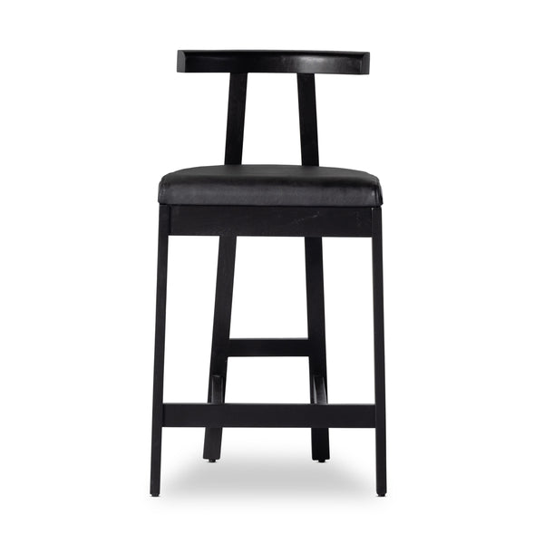 Tex Stool In Black Rosa Morada