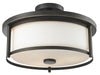 Savannah 3 Light Semi Flush Mount in Olde Bronze Finish