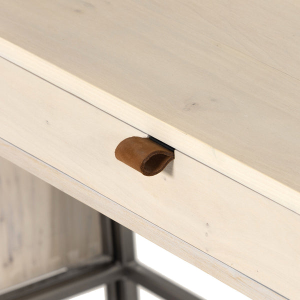Trey Modular Wall Desk W/ 2 Bookcases - Dove Poplar