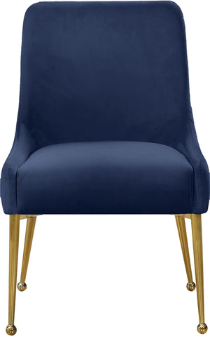 Irvin Dining Chair In Navy Velvet