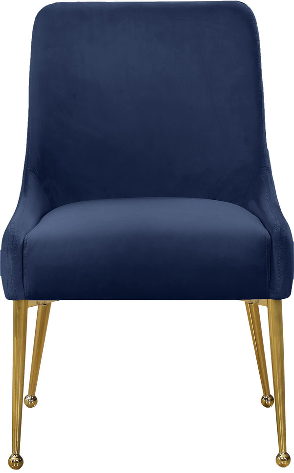 Irvin Dining Chair In Navy Velvet