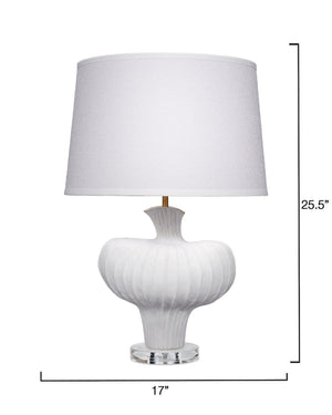 Colette Ceramic Table Lamp with Polyester Shade