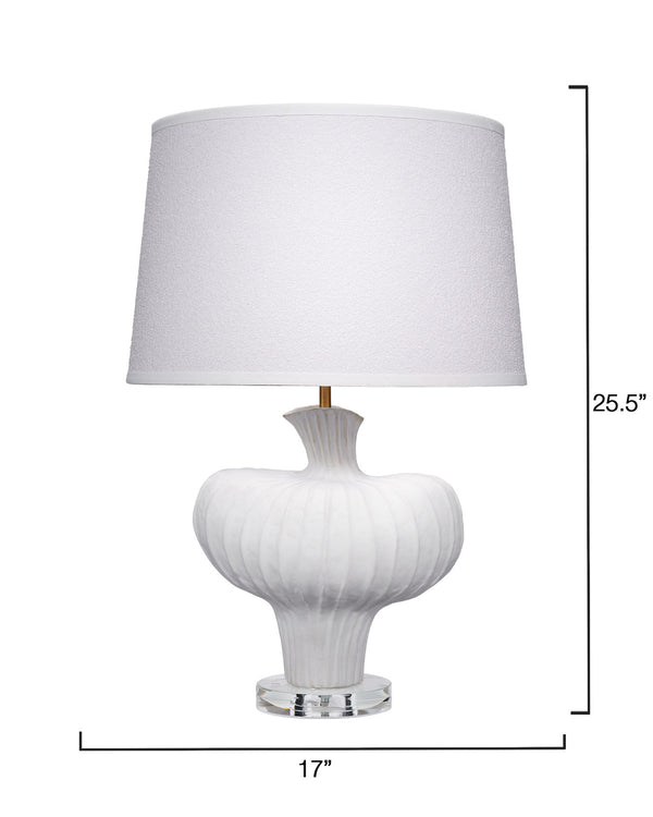 Colette Ceramic Table Lamp with Polyester Shade