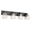 Eastwood 4 Light Wall Light AC11614VB in Black & Brass