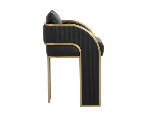 BAZ COUNTER STOOL - NAPA BLACK