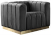 Francis Chair In Grey Velvet