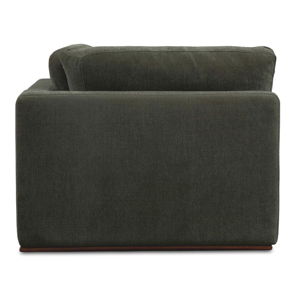 Moe's Rue Corner Chair in Deep Green