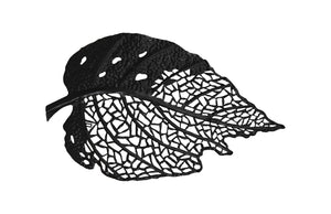 Birch Leaf Wall Art, Silver, Medium