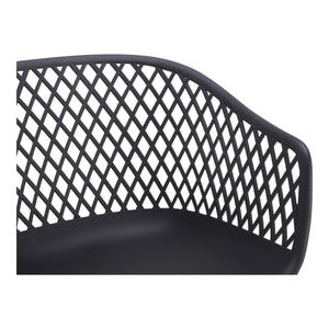 Piazza Outdoor Chair Black - Set of 2