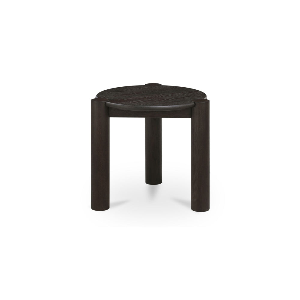 Moe's Jack Side Table Brushed Dark Brown Oak