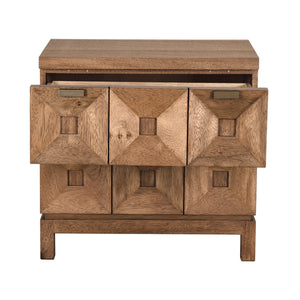 Musashi 2 Drawer, Small, Dark Walnut
