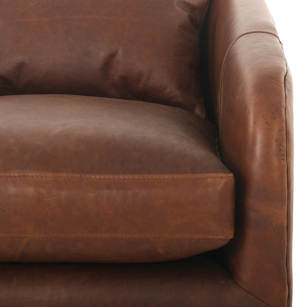 Topanga Swivel Chair In Heirloom Sienna