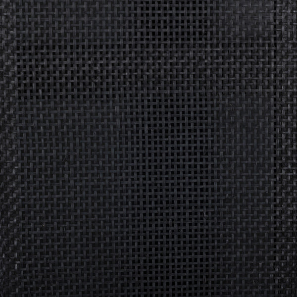 Caprice Narrow Cabinet - Black Natural Cane