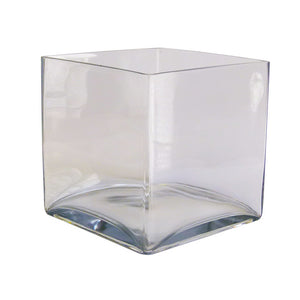 Glass, Cube 6"Hx6"sq