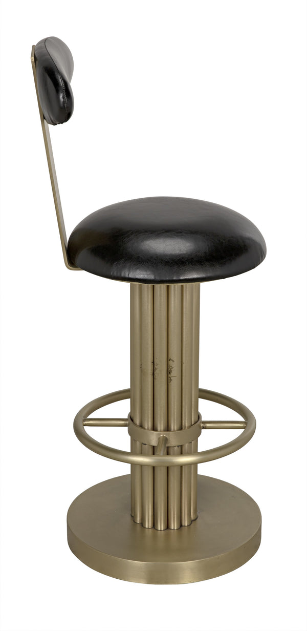 Sedes Counter Stool, Steel with Brass Finish