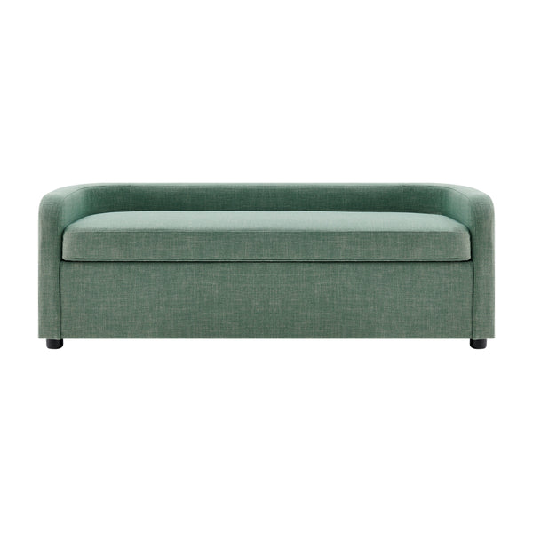 Wendy KD Fabric Storage Bench, Meridian Sea Green
