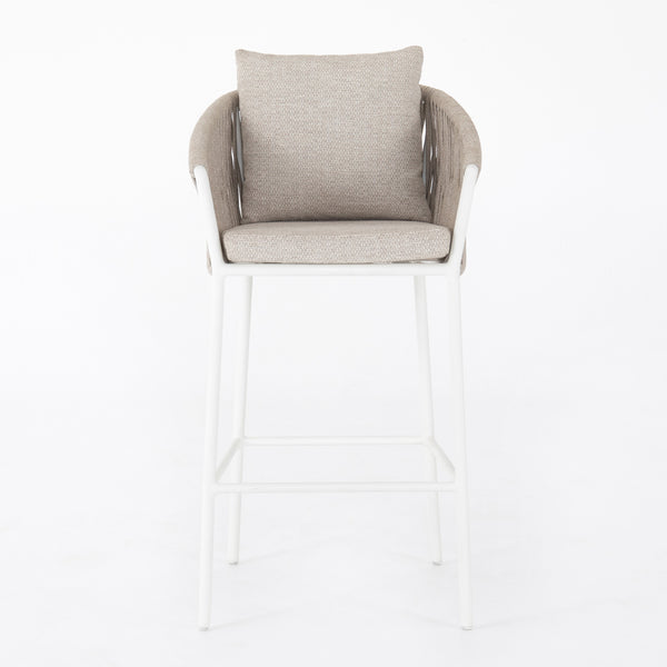 Porto Outdoor Stool-White-Bar
