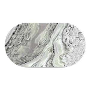 Celia Oval Dining Table in Green Onyx Marble