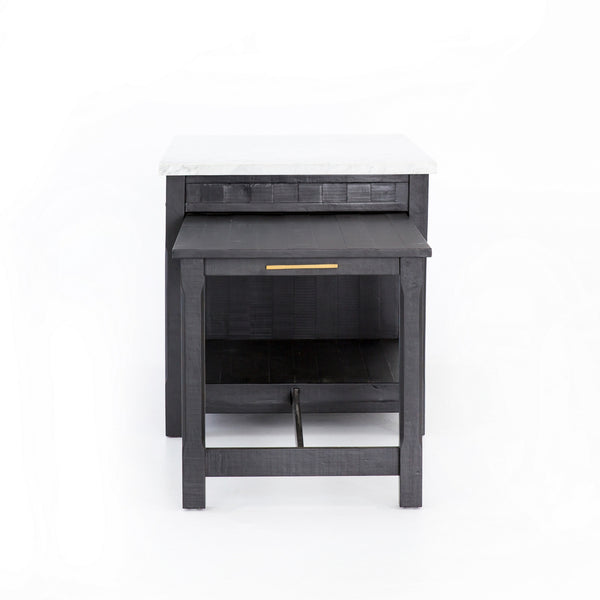 Ian Kitchen Island-Black Acacia