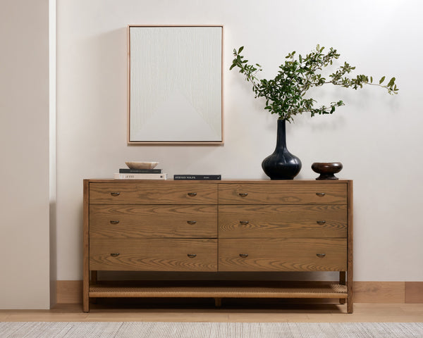 Zuma 6 Drawer Dresser In Dune Ash