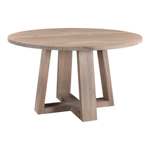 Moe's Tanya Dining Table Light Grey Acacia