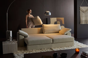 VILANDER SOFA BED, CUSHION ARMS, 57"X79"