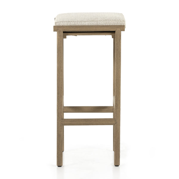 Kyla Outdoor Stool In Brown/Sand In Bar