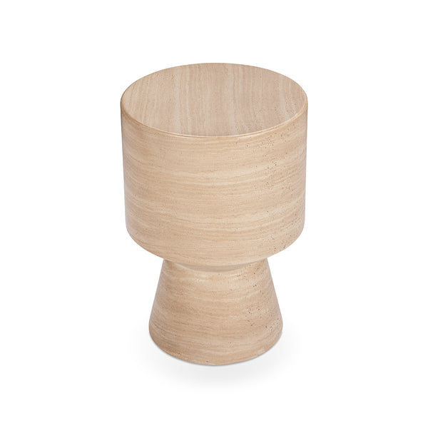 Terrace Outdoor Accent Table - Black, Stain Resistant