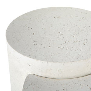 Meza Nesting Coffee Table In Textured White