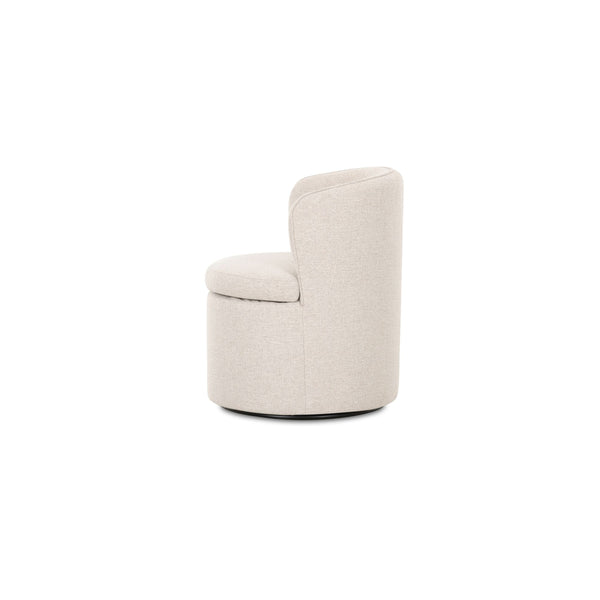 Moe's Dane Swivel Dining Chair in Beige