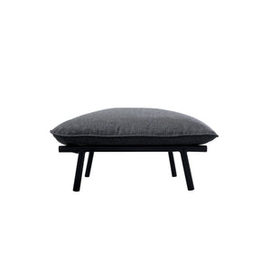 Moe's Morgan Outdoor Ottoman in Speckled Charcoal