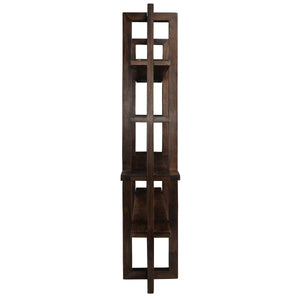 Sydney Solid Mango Wood Bookcase - Bark Brown
