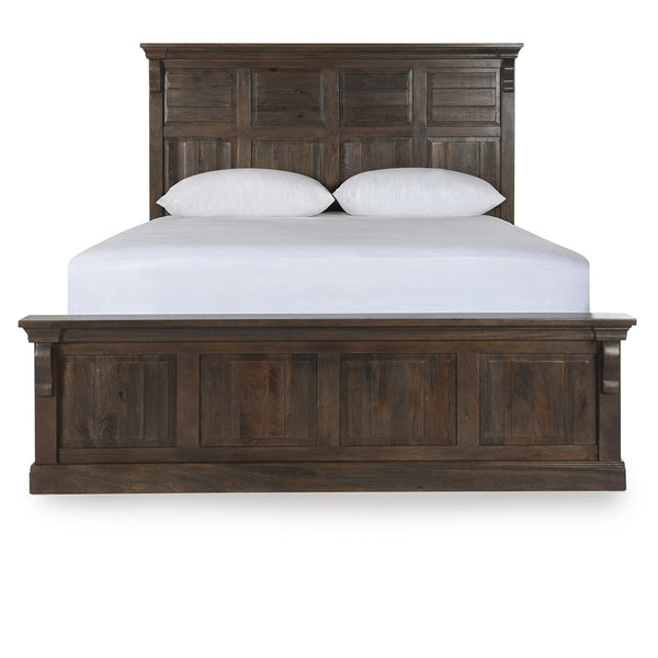 Adelaide Solid Wood Bed in Cocoa Brown - Cal King