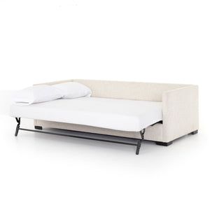 Wickham Sofa Bed In 86.5" In Alameda Snow In Full