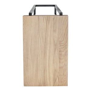 Moe's Mila C-Shaped Side Table in Natural Oak