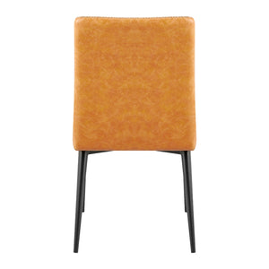 Kevin KD PU Dining Side Chair, Vintage Cedar