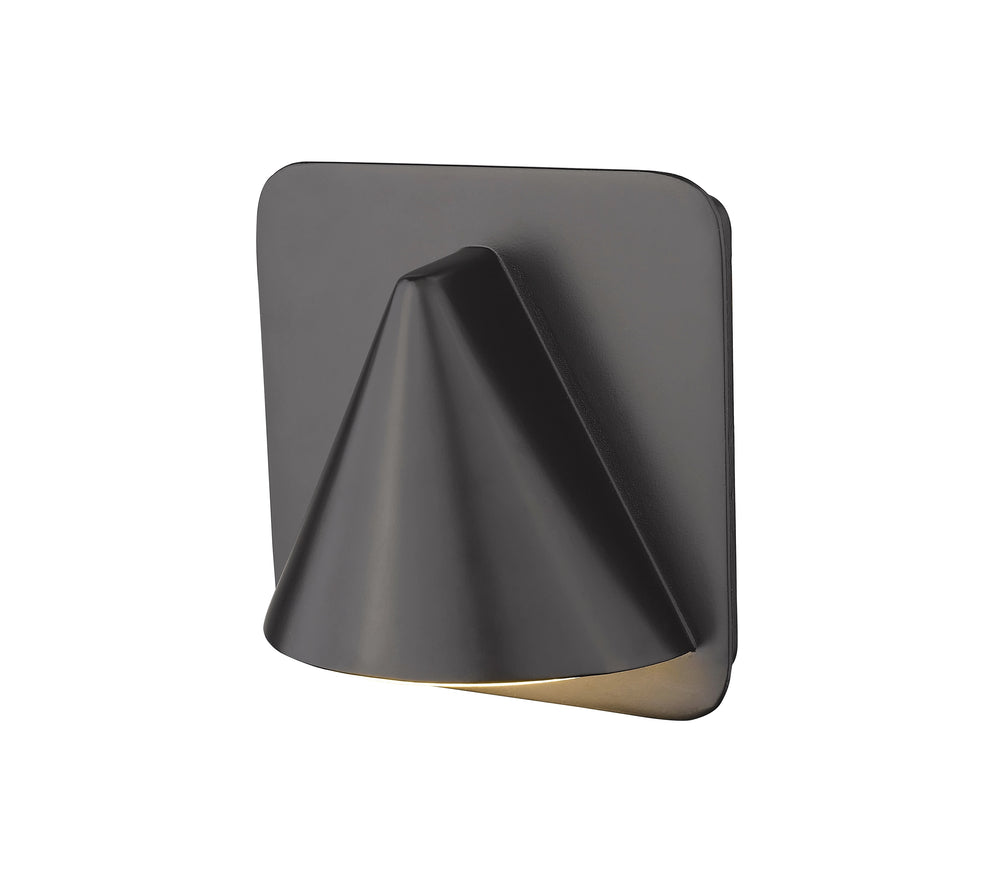 Obelisk 1 Light Outdoor Wall Sconce in Outdoor Rubbed Bronze Finish