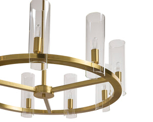 CLARABELLE CHANDELIER - SMALL - BRASS