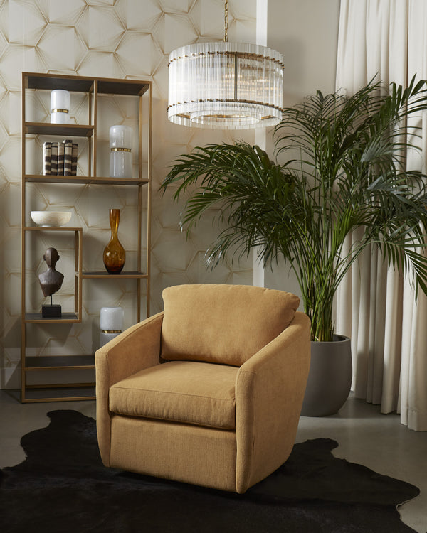KORE CHANDELIER - SMALL - BRASS - CLEAR