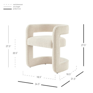 Althea Fabric Dining Side Chair, Palladian Beige