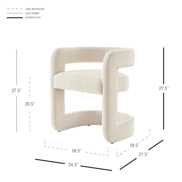 Althea Fabric Dining Side Chair, Palladian Beige