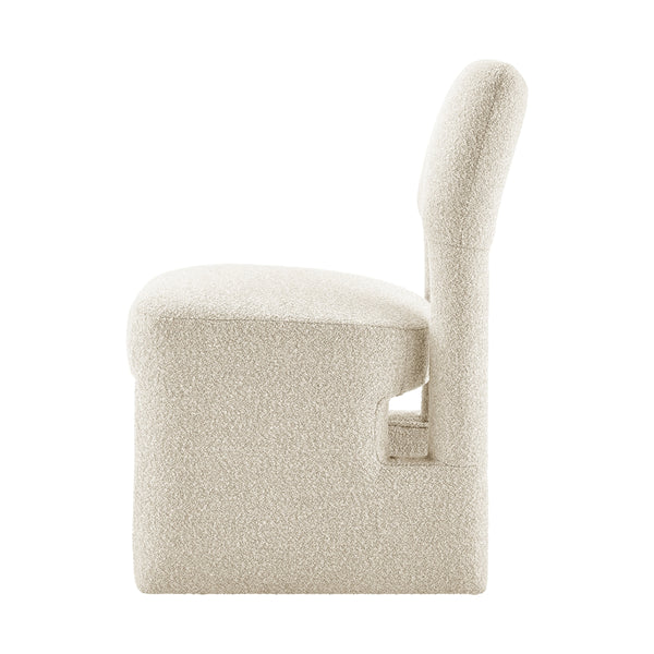 Willa Boucle Dining Side Chair, Milford Beige 