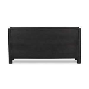 Ezri 6 Drawer Dresser - Carved Black Oak