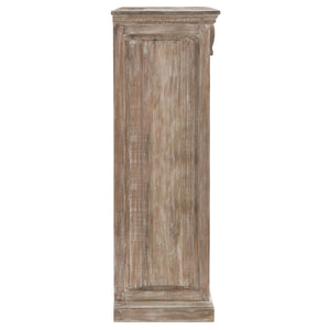 Adelaide Solid Wood 6-Drawer Chest in Natural Cream Wash