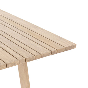 Atherton Outdoor Dining Table-Brown