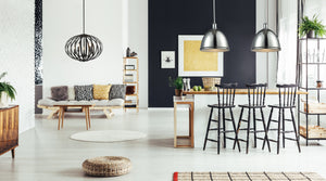 Moundou 5 Light Pendant in Bronze Finish