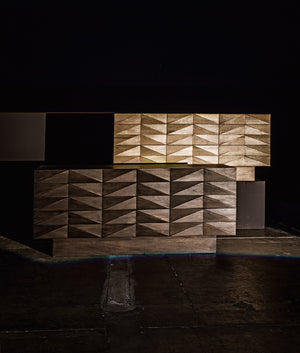 Drake Ebony Walnut Sideboard in Walnut and Veneer