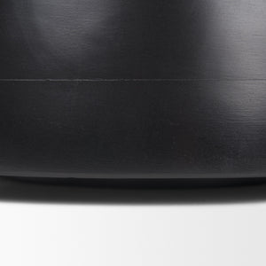 Kadara Black Solid Wood Decorative Bowl