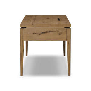 Bergstrom Desk - Warm Natural Oak Veneer