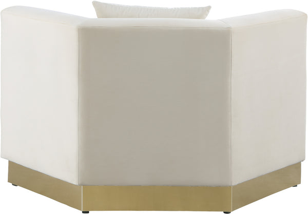 Dianna Chair In Cream Velvet